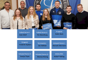 Sportlerinnen und Sportler aus den Abteilungen