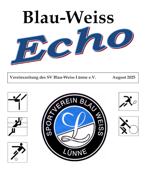 Blau-Weiss Echo August 2025