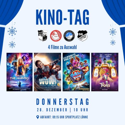 Kino-Tag: Donnerstag 28. Dezember 2023