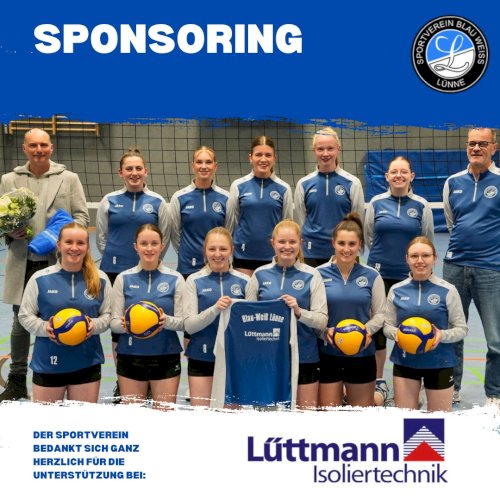 Neue Langarmshirts für die erste und zweite Damenvolleyballmannschaft