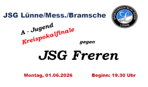 A-Jugend Kreispokalfinale am 01. Juni 2026