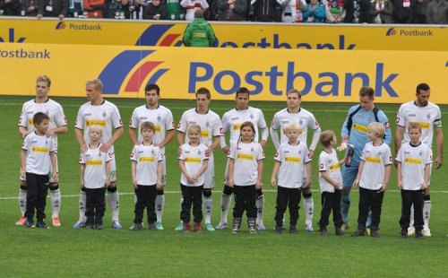 Lünner U9-Mannschaft im Mönchengladbacher BORUSSIA-Park!