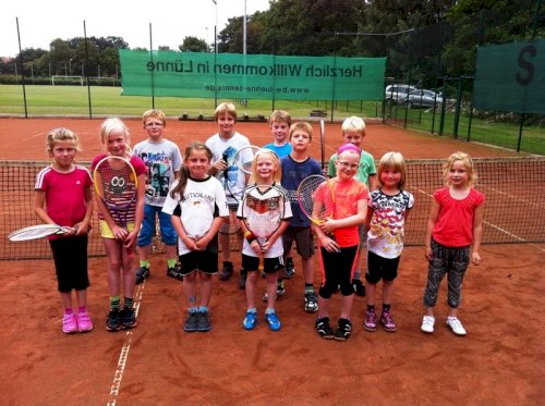 Ferienpassaktion 2014 der Lünner Tennisabteilung ein toller Erfolg